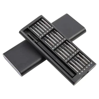 Набір викруток 25 в 1 магнітні біти з розбірним міні-кейсом Phillips Torx Hex Precision DIY