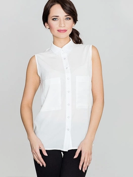 Блузка жіноча Lenitif K363 S Біла (5902194329705)