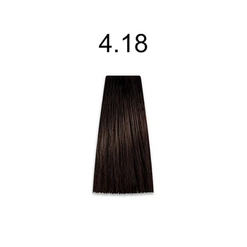 Краска для волос MIRELLA PROFESSIONAL 4.18 шатен попелясто-коричневий