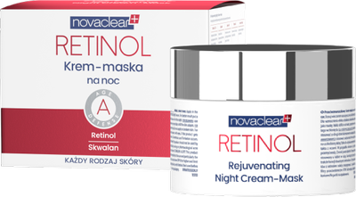 Крем-маска для обличчя Novaclear Retinol Rejuvenating Night Cream-Mask 50 мл (5900779386129)