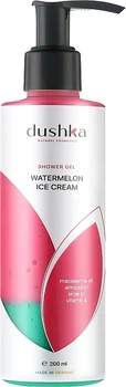 Гель для душу "Кавунове морозиво" - Dushka Watermelon Ice Cream Shower Gel 200ml.