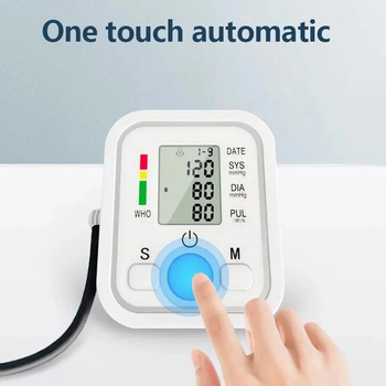 Автоматический плечевой тонометр с индикатором аритмии ARM Style Прибор для измерения давления и пульса от батареек/USB