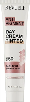 Денний крем для обличчя проти пігментації SPF 50 - Revuele Anti Pigment Cream 40ml (1225798-132864)