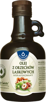 Olej z orzechów laskowych Oleofarm Nierafinowany 250 ml (5907078675534)