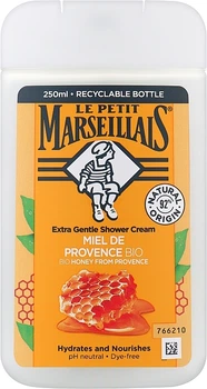 Біо-гель для душу «Медова насолода» - Le Petit Marseillais Bio Honey від Provence Extra Gentle Shower Cream 250ml (1225905-139574)