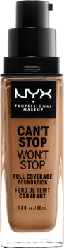 Рідка тональна основа NYX Professional Makeup Can't Stop Won't Stop Full Coverage Foundation 14 Golden Honey 30 мл (800897157319)