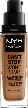 Podkład w płynie NYX Professional Makeup Can't Stop Won't Stop Full Coverage Foundation 14 Golden Honey 30 ml (800897157319)