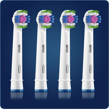 Насадки для електричної зубної щітки Oral-B 3D White, 4 шт. (4210201358725)