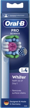 Насадки для електричної зубної щітки Oral-b Braun Pro 3D White, 4 шт (8006540847213)