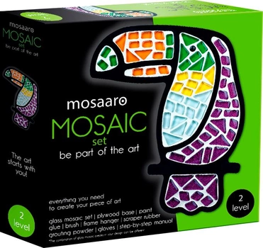 Скляна мозаїка Mosaaro Тукан 185 х 223 мм (5903858961545)