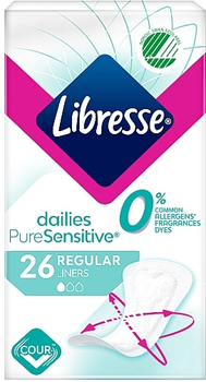 Щоденні прокладки, 26 шт. - Libresse Dailies Pure Sensitive 26шт (977953-30941)
