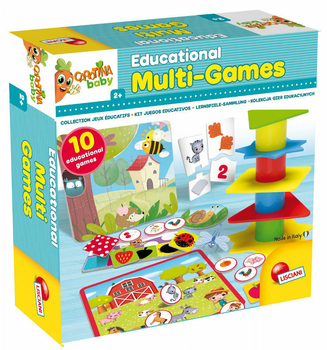 Zestaw gier planszowych Lisciani Carotina Baby Educational Game Collection (8008324080243)
