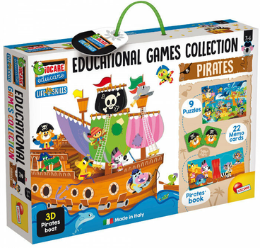Настільна гра Lisciani Educational Games Collection Pirates (5901811128493)