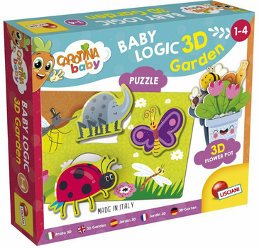 Gra planszowa Lisciani Carotina Baby Logic 3D Ogród (8008324092550)
