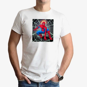 Футболка чоловіча JHK "Spiderman" L Білий (MD-25-6155-20-11)