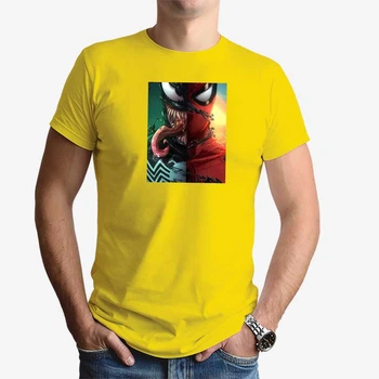 Футболка чоловіча JHK "Spiderman Venom" XXL Жовтий (MD-25-6345-28-15)