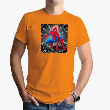 Футболка чоловіча JHK "Spiderman" M Помаранчевий (MD-25-6155-19-22)