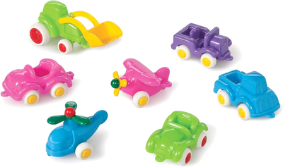 Zestaw pojazdów Viking Toys Mini Chubbies Baby 7 szt (7317670811199)