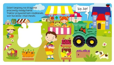 Książka dla dzieci AWM Moje pierwsze dźwięki Traktor- Elżbieta Korolkiewicz (9788381812146)
