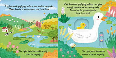 Дитяча книжка AWM Каченята в селі. Весела садиба - Ельжбета Королькевич (9788381813525)