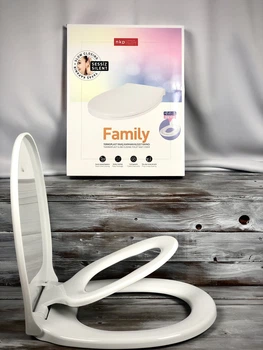 Сидение для унитаза NKP Family 0348 Soft Close+Quick Release дюропласт
