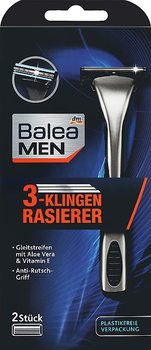 Верстат для брами з 3 лезами, упаковка без пластику - Balea Men (1105933-88479)