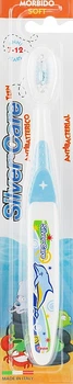 Дитяча зубна щітка "Silver Care Teen" від 7 до 12 років, блакитна - Silver Care (297519-3358)