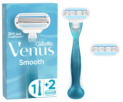 Maszynka do golenia dla kobiet Gillette Venus Smooth z 2 wymiennymi wkładami (8001090585752)