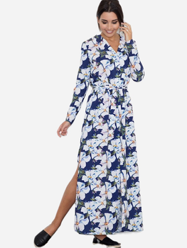 Плаття-сорочка довге літнє жіноче Figl M567 S Різнокольорове (5902194340267)