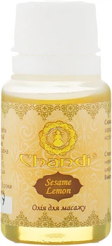 Масажна олія "Кунжут і Лимон" - Chandi Body Massage Oil 100ml (102190-31156276)