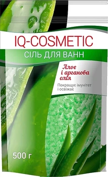 Сіль для ванни "Алое й арганова олія" - IQ-Cosmetic 500g (963622-37734)