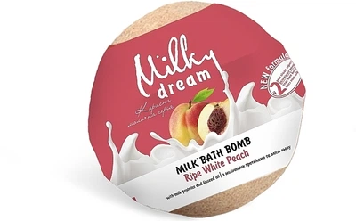 Бомба для ванн "Стигла полуниця" з молочними протеїнами - Milky Dream 100g (753413-26981)