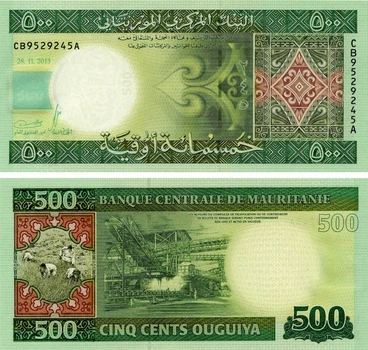 Банкнота Мавритания 500 угий 2013 UNC (P18)