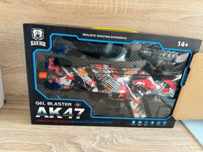 Іграшковий автомат гель бластер на орбізах AK-47
