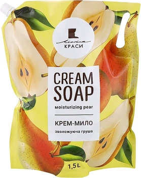 Крем-мило "Зволожувальна груша" - Лінія краси (дой-пак) 450ml (372321-27691)