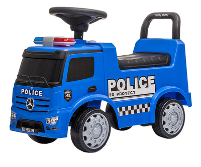 Jeździk Pojazd Milly Mally Mercedes Antos Policja (5901761127607)
