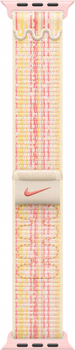 Ремінець Apple Nike Sport Loop для Apple Watch 45mm Starlight/Pink (MUJY3)