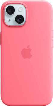 Панель Apple MagSafe Silicone Case для Apple iPhone 15 Pink (MWN93)