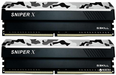 Оперативна пам'ять G.Skill DDR4-2400 16384MB PC4-19200 (Kit of 2x8192) Sniper X Urban Camo (F4-2400C17D-16GSXW)