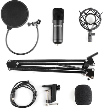 Mikrofon Sandberg Streamer Kit USB (5705730126079)