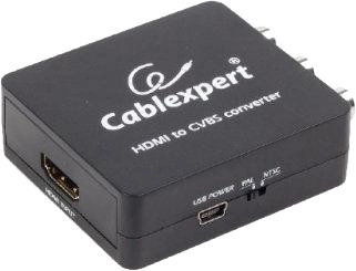 Adapter Cablexpert HDMI — RCA Czarny (DSC-HDMI-CVBS-001)