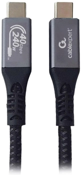 Кабель Cablexpert USB type C - USB type C 1.5 м (CCBP-USB4-CMCM240-1.5M)