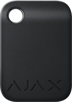 Безконтактний брелок Ajax Tag чорний, 3 шт. (4820246099325)