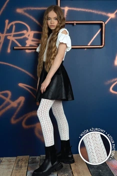 Колготки Knittex 128-134 / 8-9 лет см Белый (5906906054985)