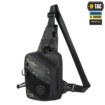 Сумка с липучкой Sling Pistol Multicam M-Tac Hex Elite Black/Black Bag