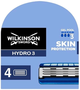 Змінні картриджі для бритви Wilkinson Sword Hydro 3 Skin Protection 4 шт (4027800402007)