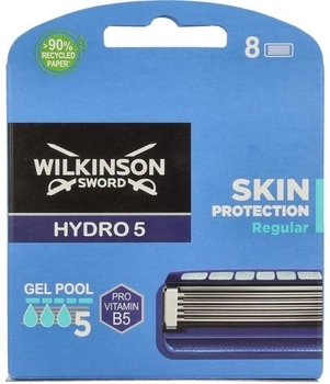 Змінні картриджі для бритви Wilkinson Sword Hydro 5 Skin Protection Regular 8 шт (4027800402373)
