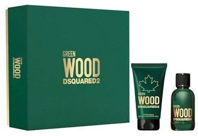 Zestaw Dsquared2 Green Wood Pour Homme Woda toaletowa męska 100 ml + Żel pod prysznic 150 ml (8011003862764)