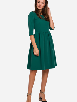 Плаття міді літнє жіноче Makover K010 XL Зелене (5903068458972)