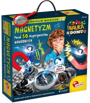 Zestaw do eksperymentów naukowych Lisciani I'm a Genius Nauka w domu Magnetyzm (8008324105809)